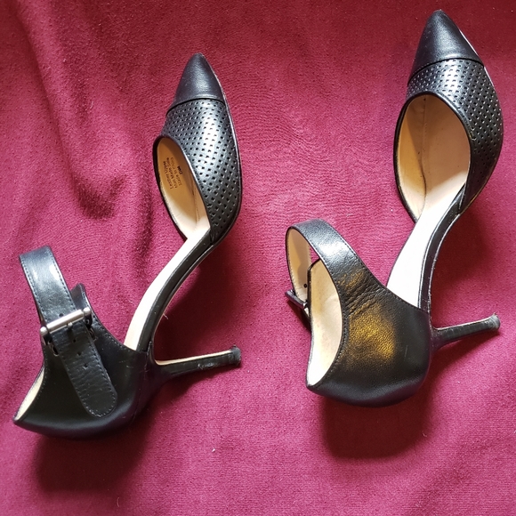 perforated leather D'Orsay heels, 14th & Union - Picture 3 of 13